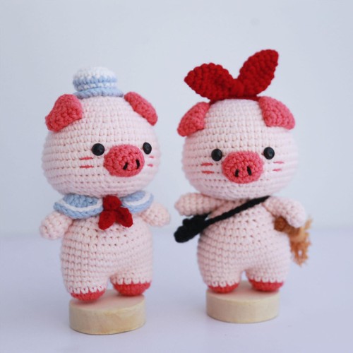 Crochet Amigurumi Pig Boy Pattern