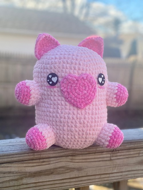 Crochet Cupig Amigurumi Pig Pattern