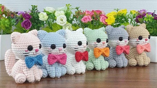 Cute Amigurumi Cat 